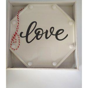 LOVE LED Light Up Marquee Hanger
